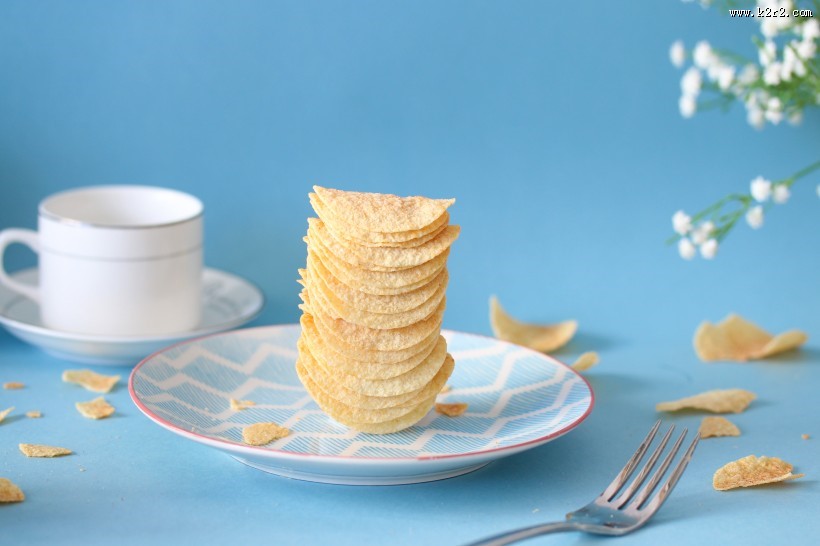 美味好吃的薯片图片