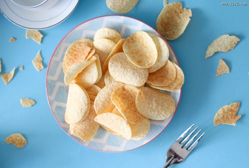 美味好吃的薯片图片