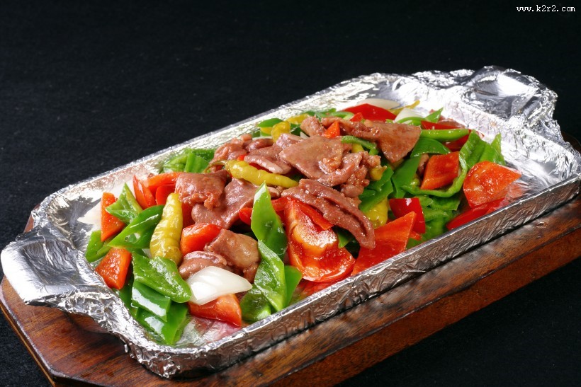 美味好吃的铁板牛柳图片