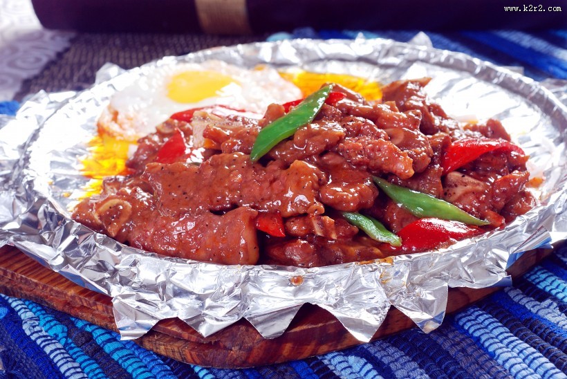 美味好吃的铁板牛柳图片