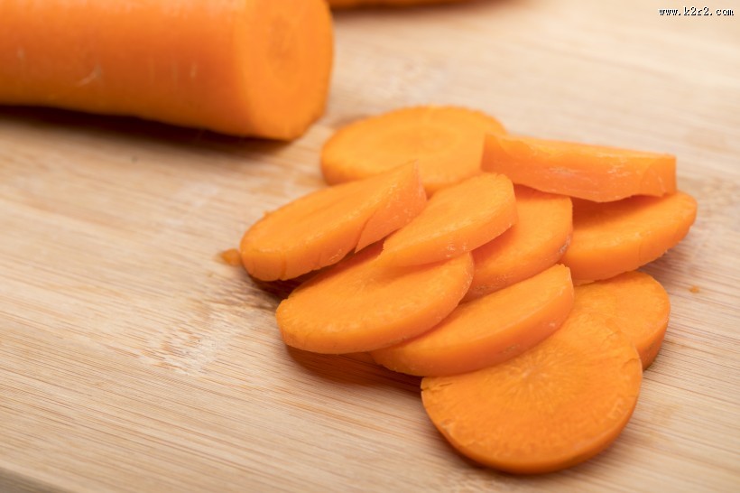 营养家常切片胡萝卜图片