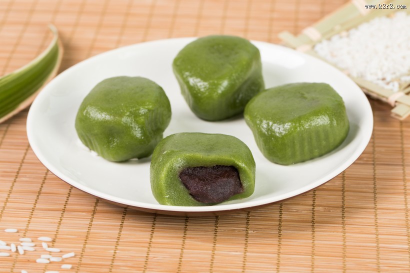 绿色青团图片大全