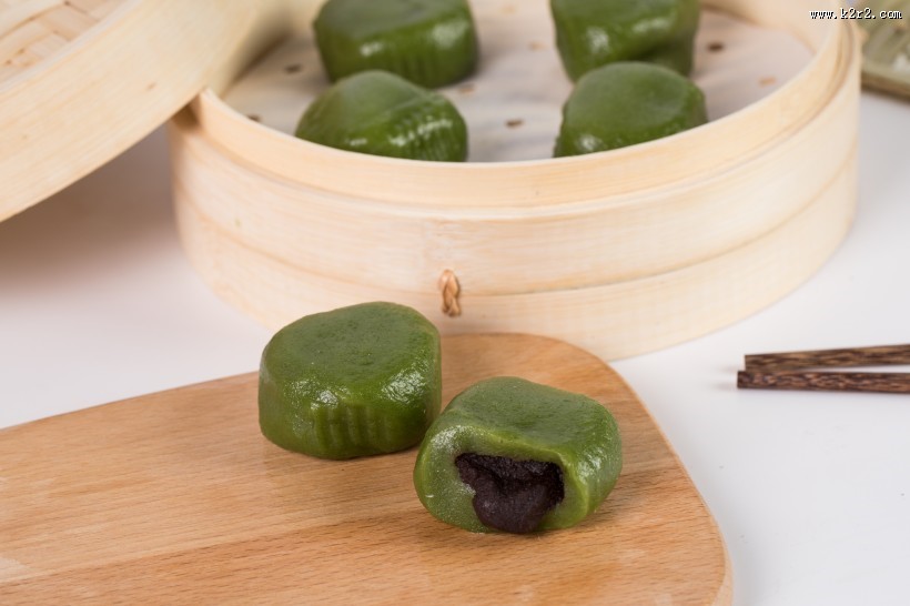 绿色青团图片大全