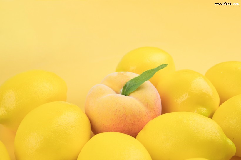 黄色柠檬图片