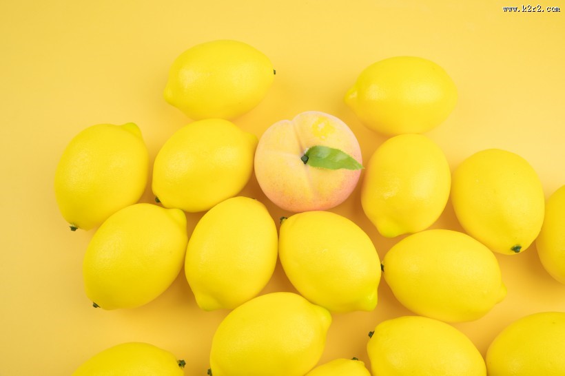 黄色柠檬图片