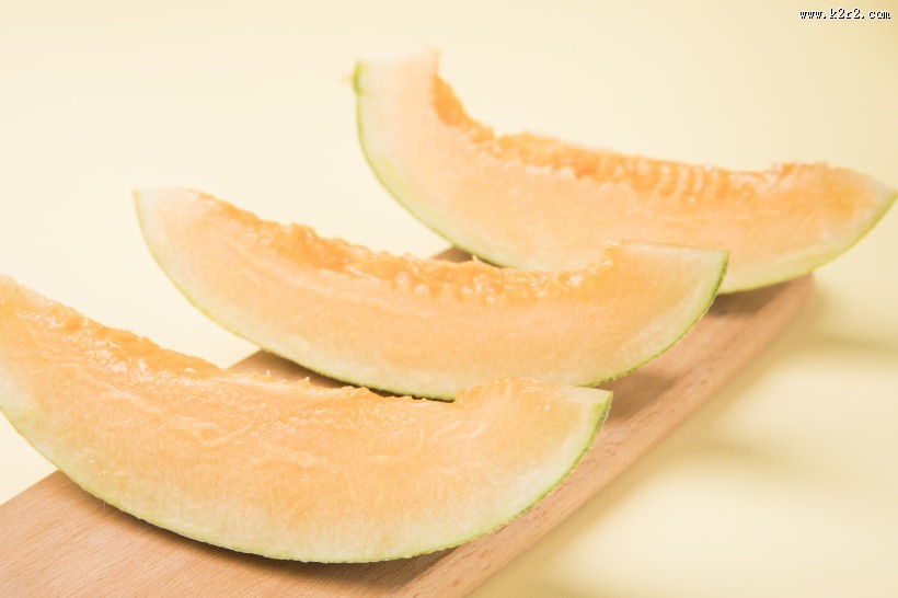 脆甜好吃的哈密瓜图片