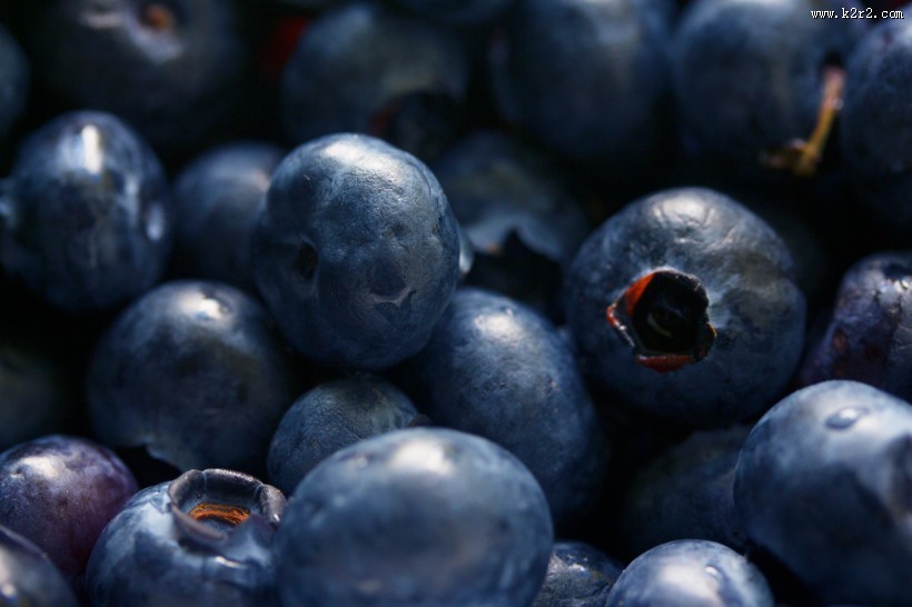好吃的蓝莓图片
