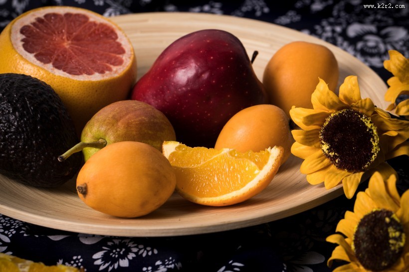 新鲜好吃的枇杷图片