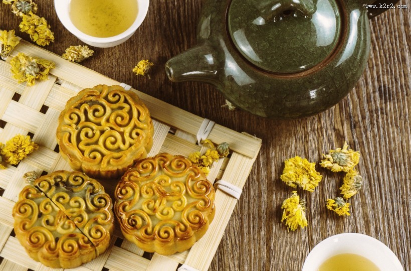 美味好吃的月饼图片