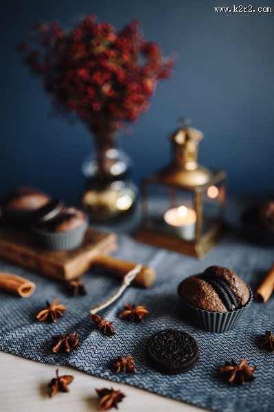 奥利奥松饼的图片