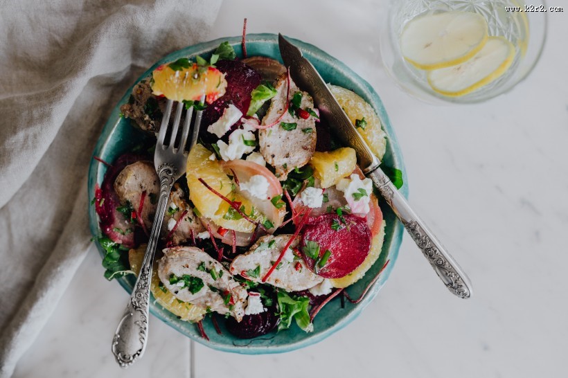 美味沙拉的制作图片