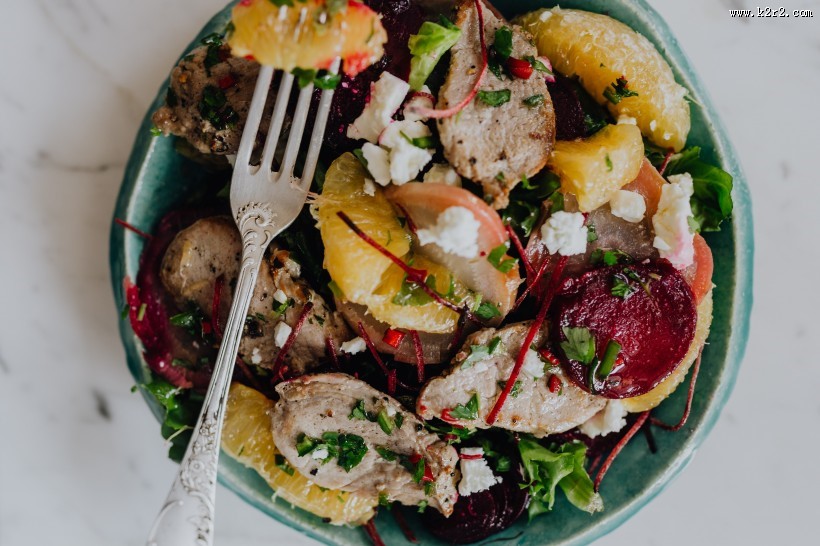 美味沙拉的制作图片