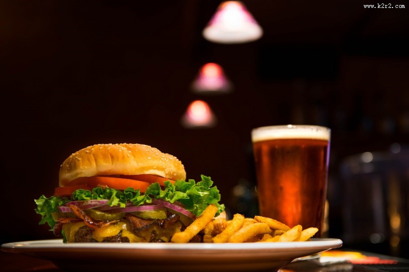 美味的汉堡包图片大全