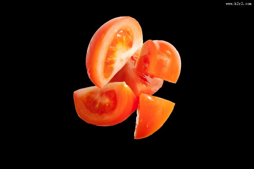 切片的西红柿图片