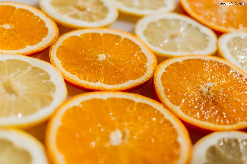 切片的橙子图片