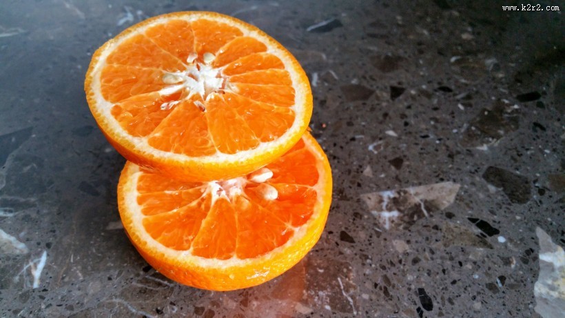 切片的橙子图片