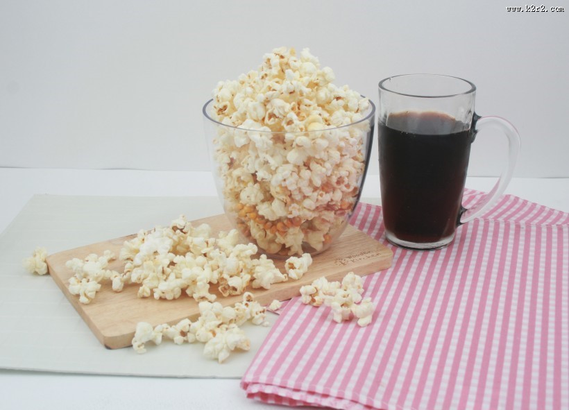 香喷喷的爆米花图片