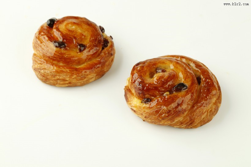 美味的起酥面包图片