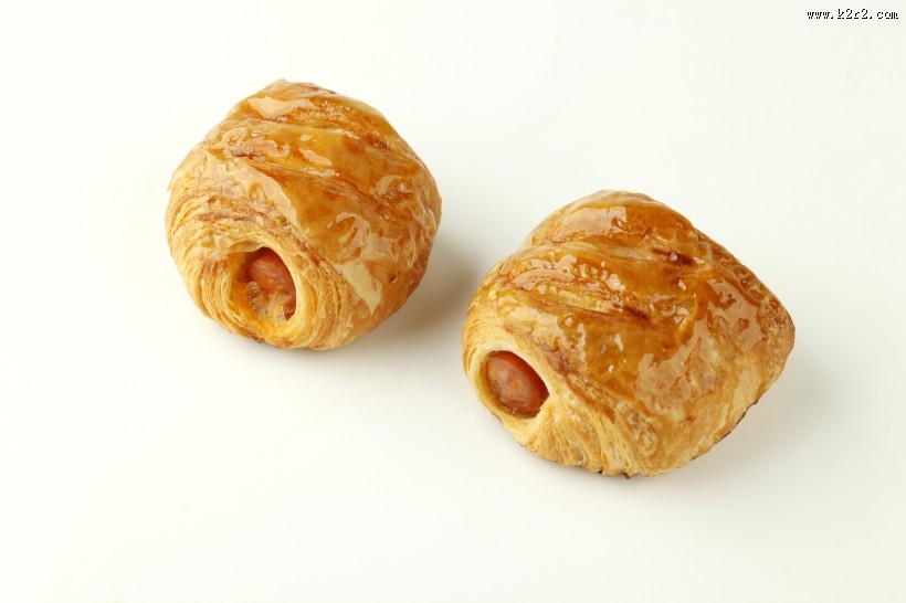 美味的起酥面包图片