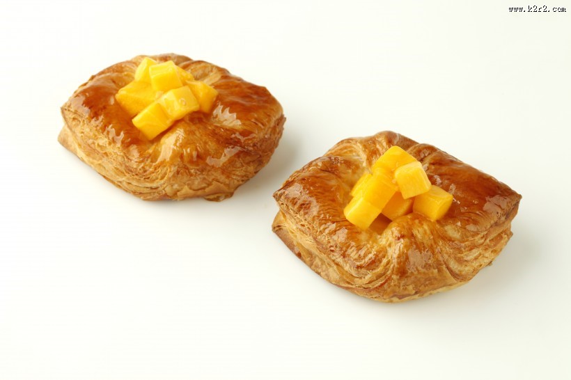 美味的起酥面包图片
