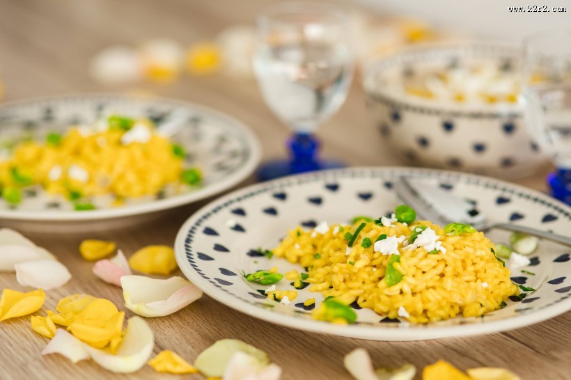 美味的金黄色炒饭图片大全