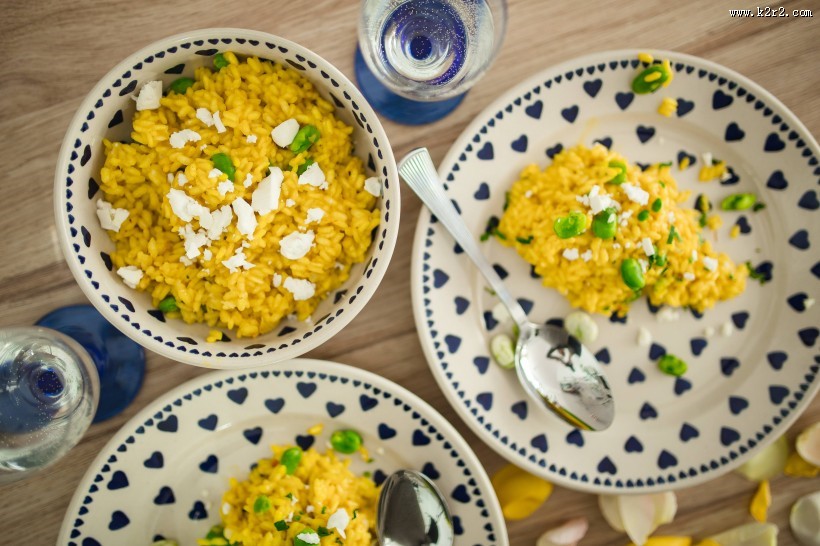 美味的金黄色炒饭图片大全