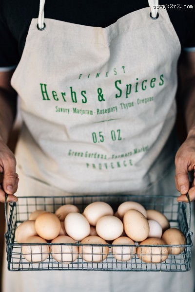 新鲜的鸡蛋特写图片