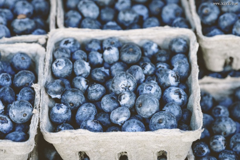 美味的蓝莓图片