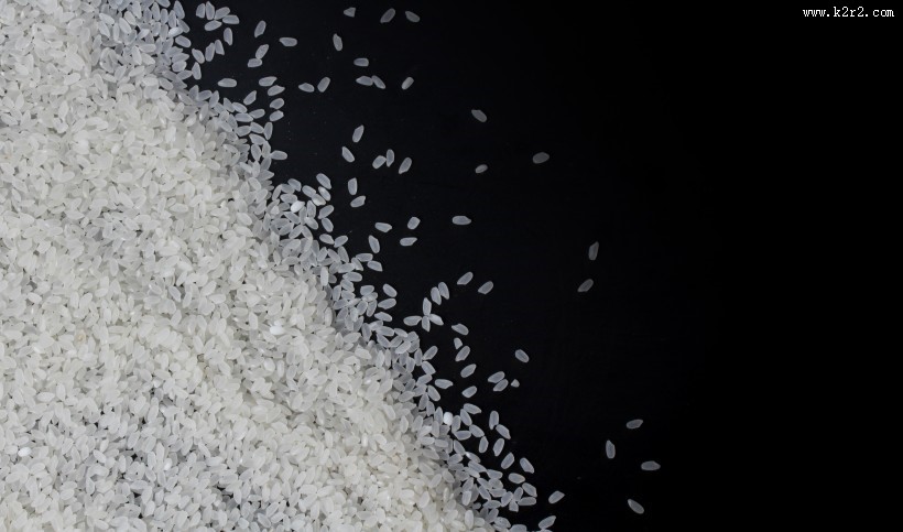 白色大米图片