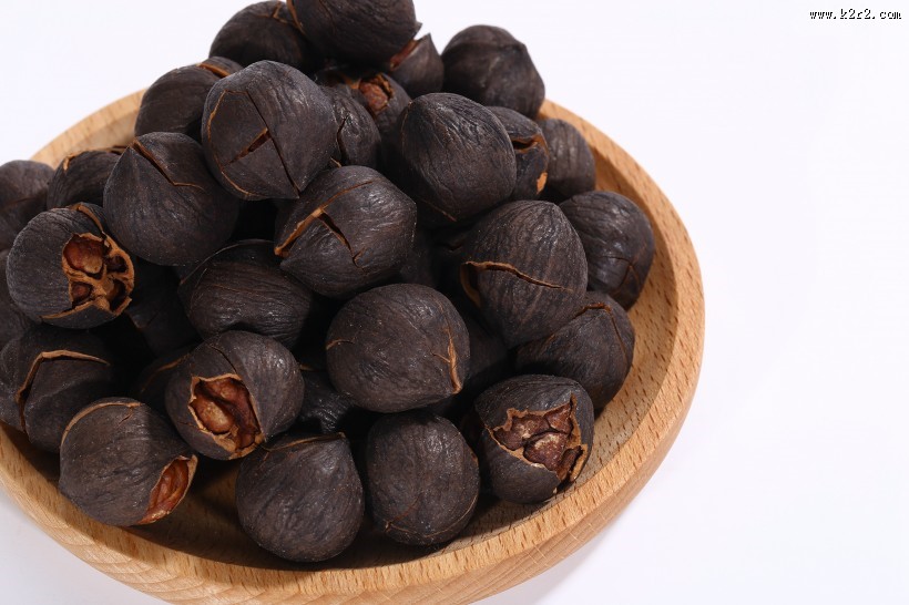 黑色核桃干果图片大全