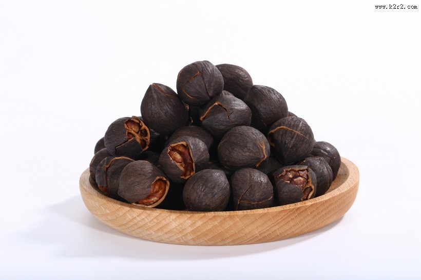 黑色核桃干果图片大全