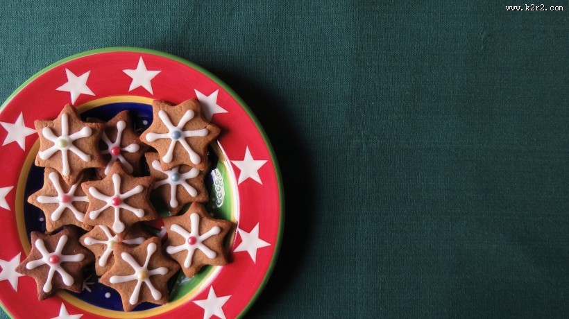 手工制作圣诞饼干图片