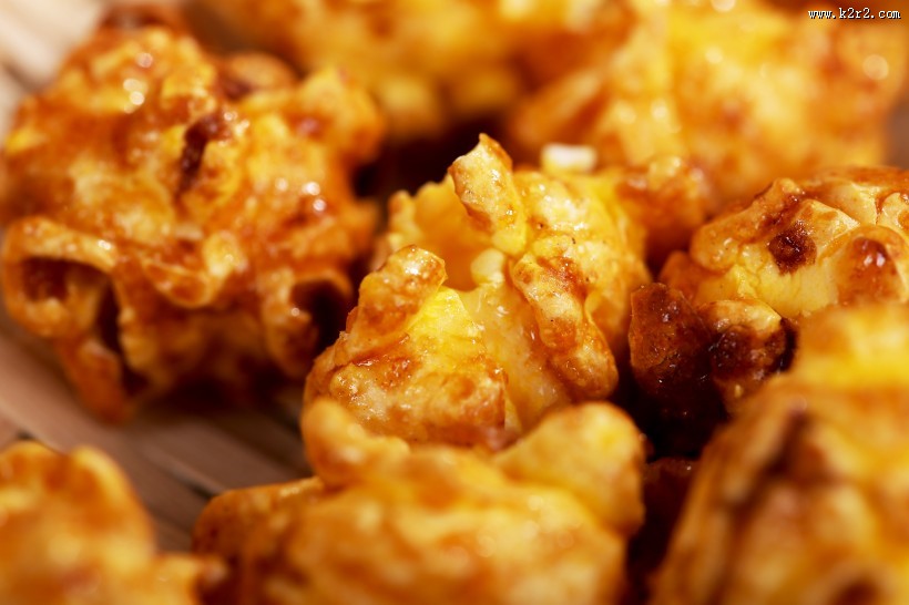 香浓好吃的爆米花图片