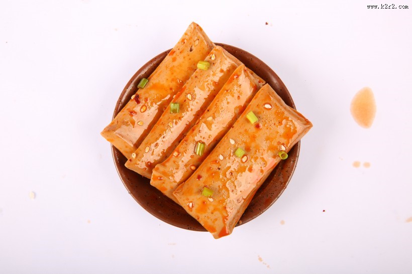 好吃的家常香辣豆腐干图片