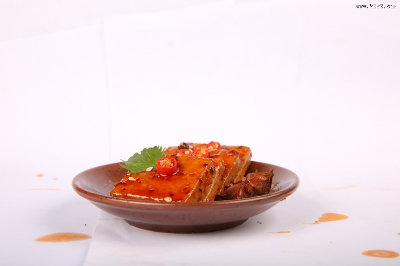 好吃的家常香辣豆腐干图片