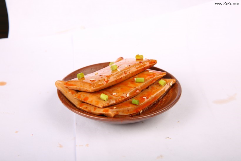 好吃的家常香辣豆腐干图片