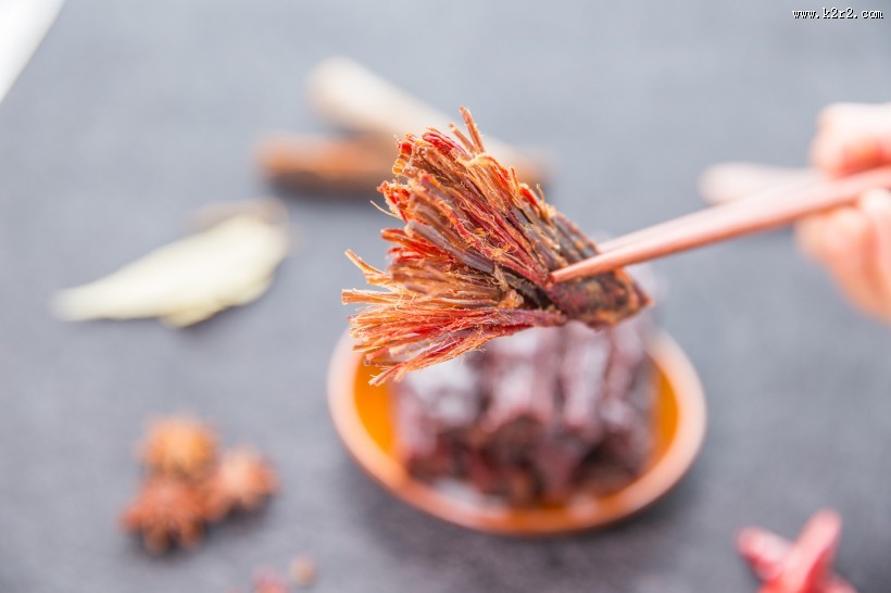 美味嚼劲十足的牛肉干图片