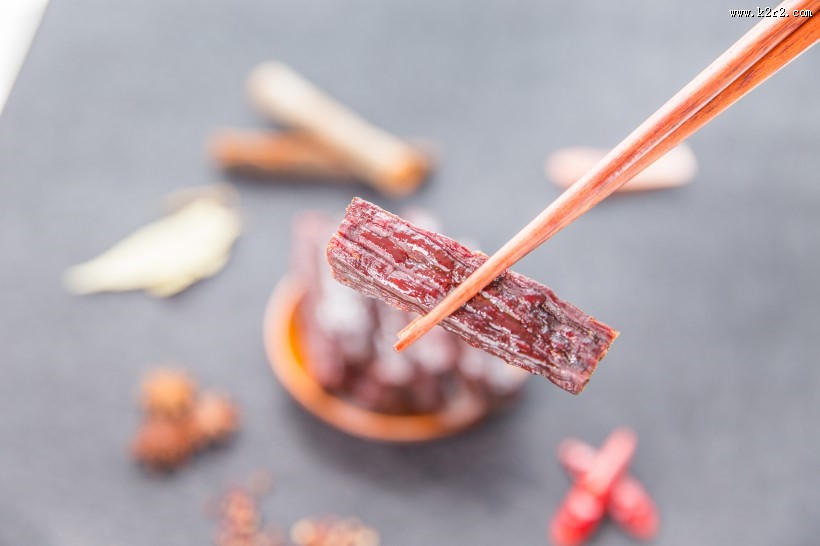 美味嚼劲十足的牛肉干图片