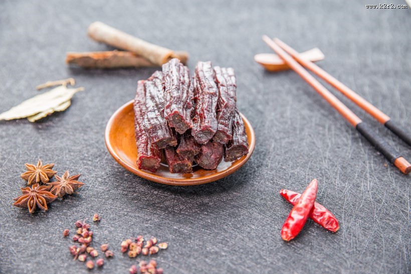 美味嚼劲十足的牛肉干图片