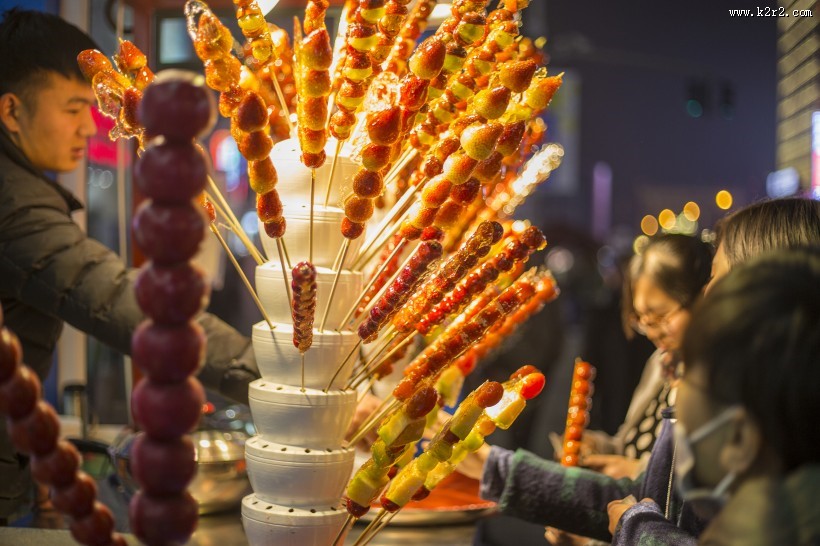 酸甜美味的老北京小吃糖葫芦图片大全