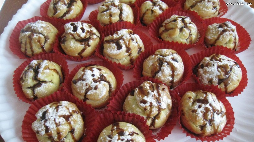 香甜好吃的泡芙图片