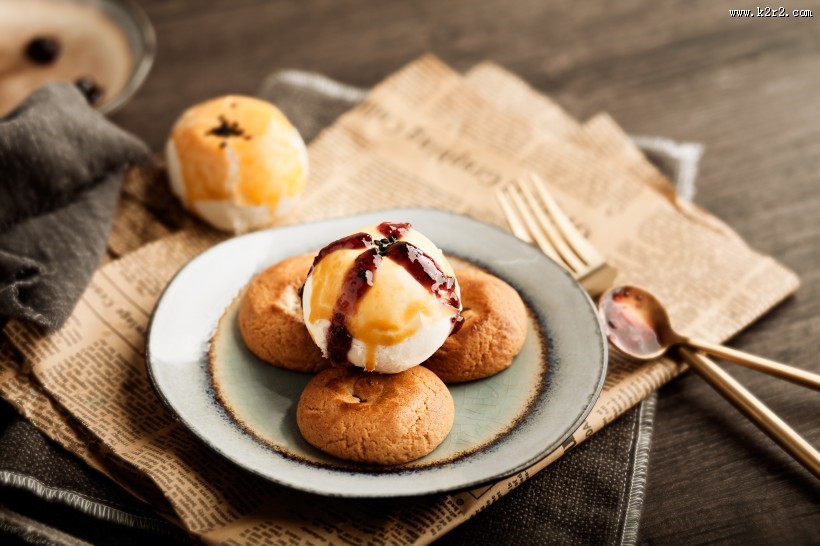 香甜好吃的泡芙图片