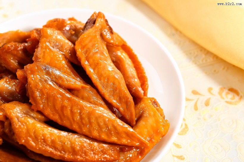 美味好吃的鸡翅图片