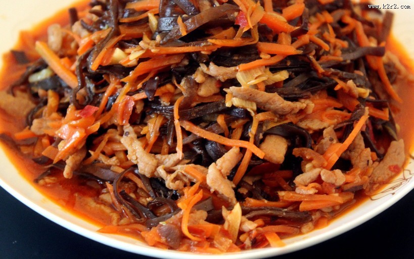 川菜鱼香肉丝图片