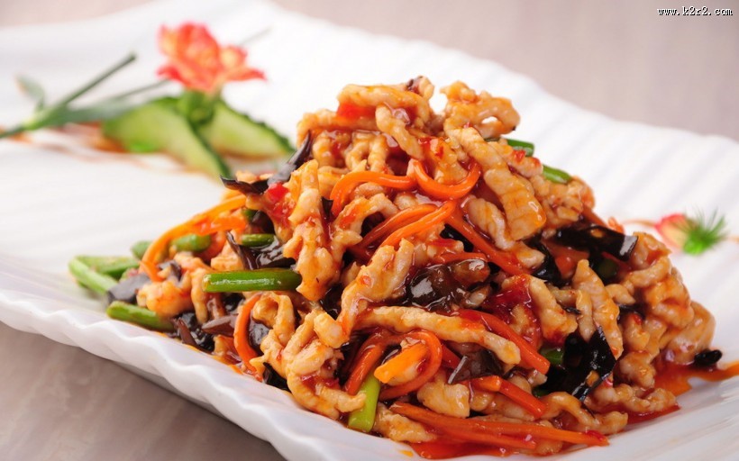 川菜鱼香肉丝图片