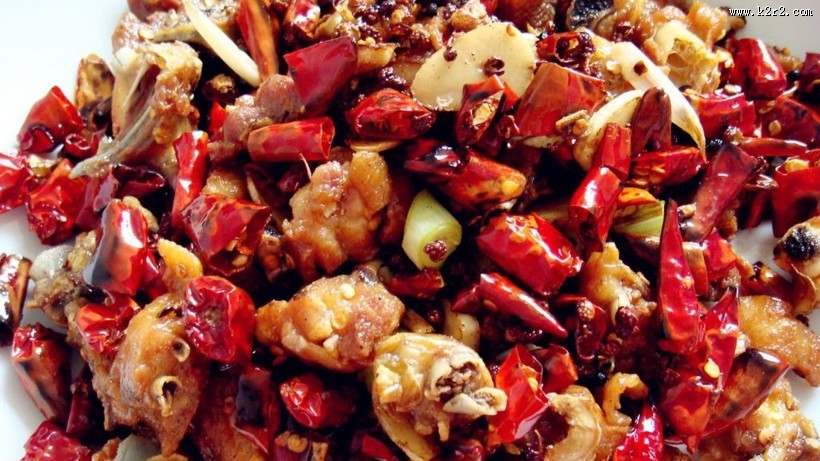 渝菜辣子鸡美食图片大全