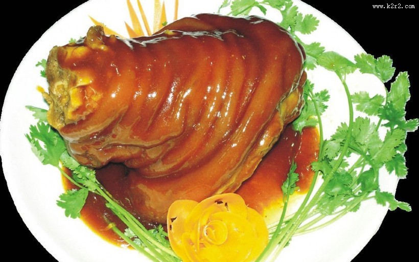 川菜东坡肘子美食图片