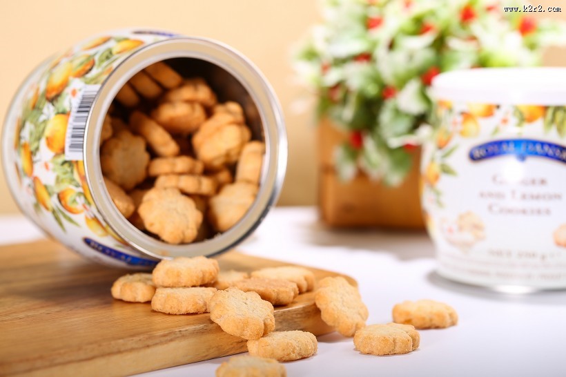 香甜好吃的曲奇饼干图片