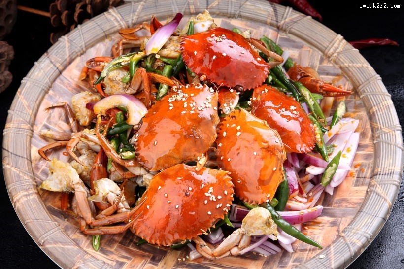 鲜香好吃的麻辣螃蟹图片