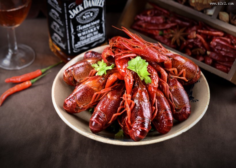 够味的小龙虾图片
